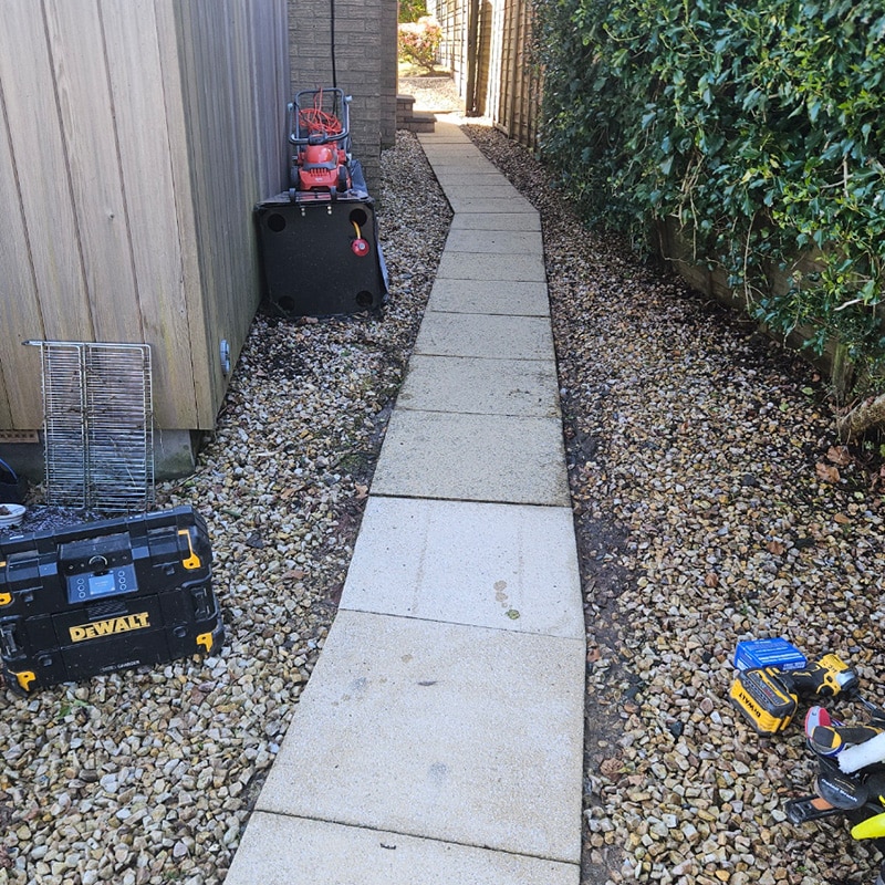 Walkway Cleaning - Hard Surface Pressure Washing & Patio Cleaning